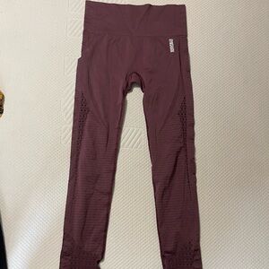 Gymshark Brown Leggings Seamless Performance Bottoms